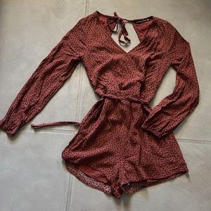 Abercrombie & Fitch Long Sleeve Romper XS
